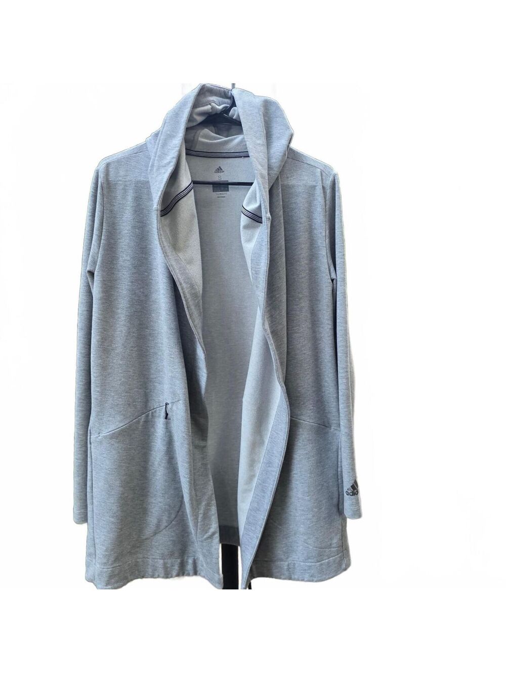 Wmn's Small - Adidas Climacool gray hooded cape